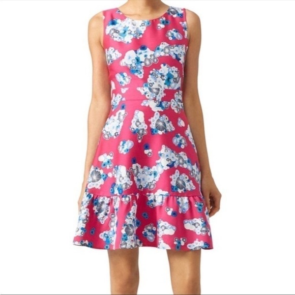 Diane Von Furstenberg Dresses & Skirts - DIANE von Furstenberg Topanga Floating Flowers Wool Silk Sleeveless Dress